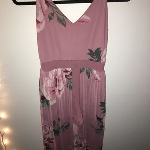 Long floral dress
